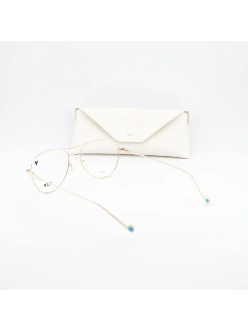Pure P-5024 N 719 Square Eyeglasses 56mm – Gold